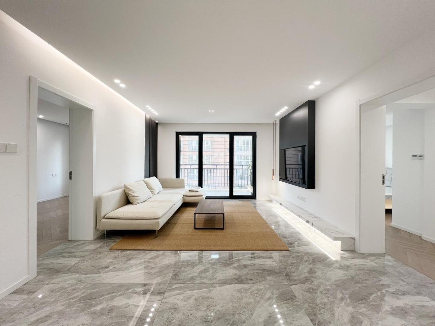 Appartamento Eastern Hub - Jingan Temple Branch Yige French Window, Three Bedrooms, Double Balcony, Near Hang Lung Plaza People's Square