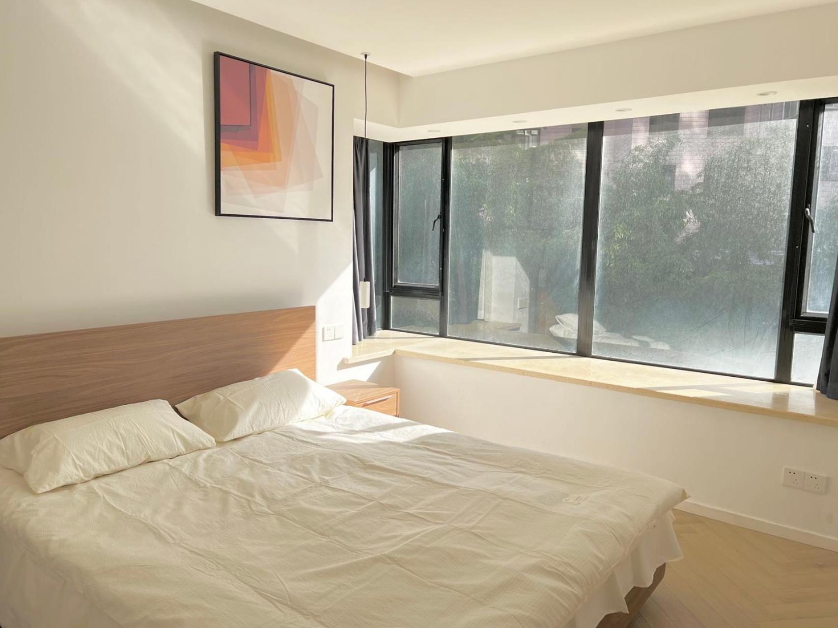 Appartamento Eastern Hub - Jingan Temple Branch Yige French Window, Three Bedrooms, Double Balcony, Near Hang Lung Plaza People's Square